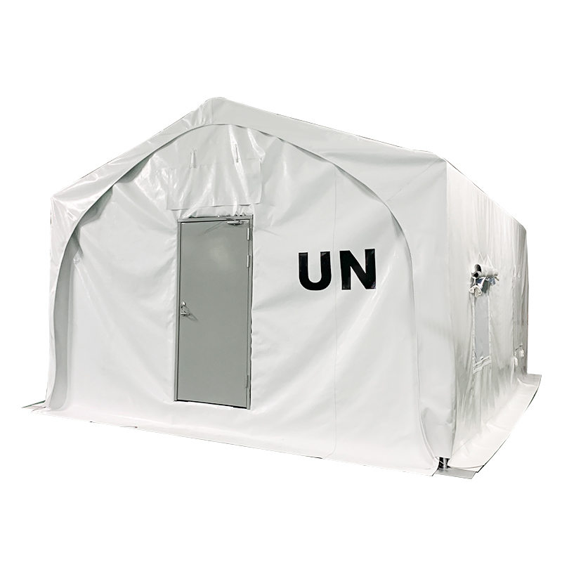 5x7m Tastați un cort de relief cu structură din oțel acoperit cu membrană