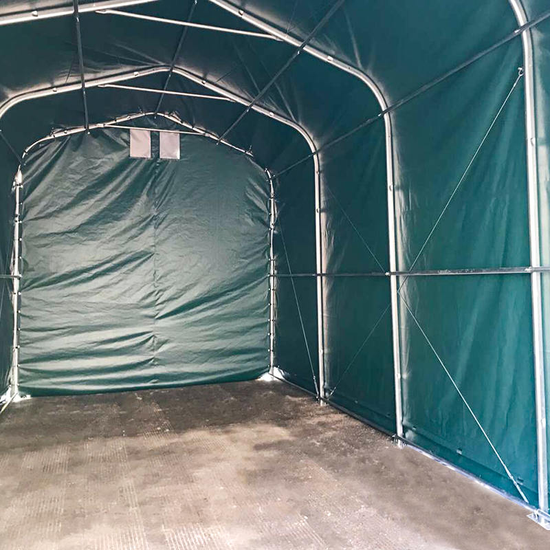 Cort de depozitare pentru garaj pentru motociclete portabil din PVC 1,6x2,4