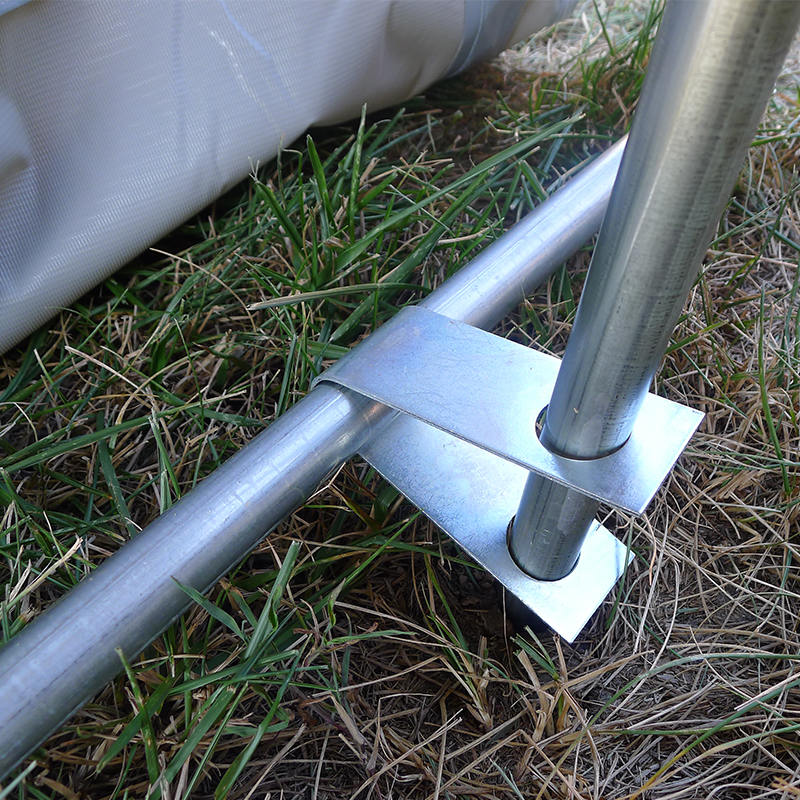 Cort de depozitare portabil pentru garaj temporar din PVC de 2,44 x 3,66 (8