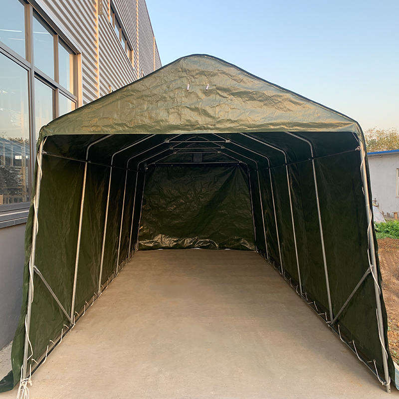Garaj portabil pentru adăpost auto din pânză de 3,3 x 6,1 m (11