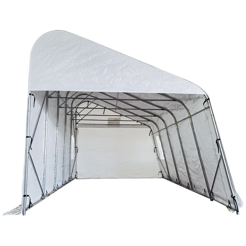 Garaje și adăposturi portabile temporare cu o singură pantă PE de 3,2x6,1m (10,6