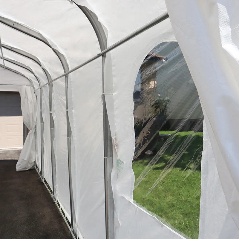 Adăpost dublu PE 6x6m (20