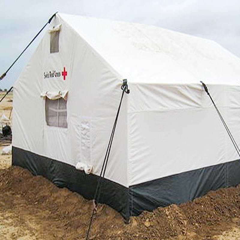 ICRC IFRC UNHCR Cort de familie pliabil dublu pentru 5 persoane, pentru orice vreme