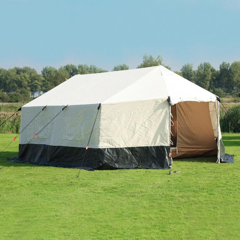 ICRC IFRC UNHCR Cort de familie pliabil dublu pentru 5 persoane, pentru orice vreme