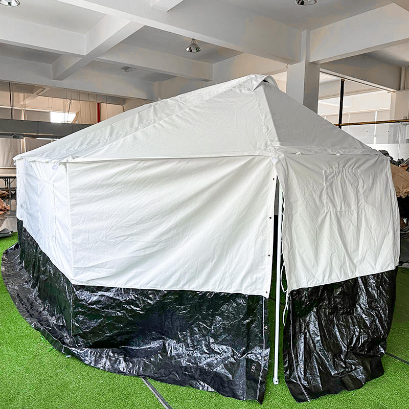 ICRC IFRC UNHCR Cort de familie pliabil dublu pentru 5 persoane, pentru orice vreme