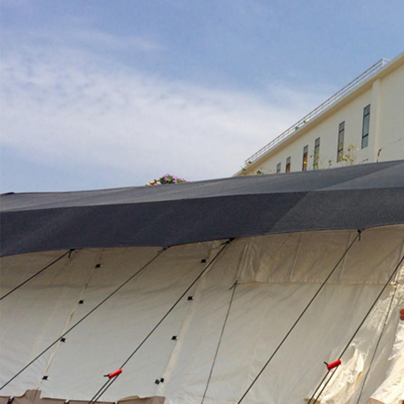 Cort de bază pentru cort multifuncțional, standard MSF/ICRC/IFRC, de 45 m², folosit pentru școală, birou, clinică