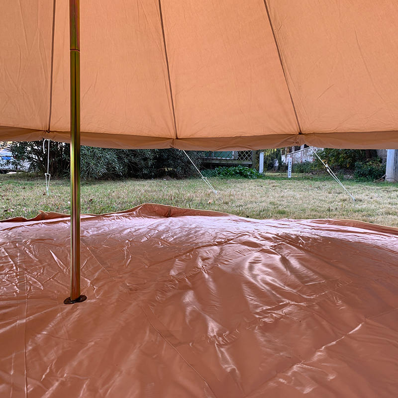 Cort clopot din pânză de 4 m pentru 4 persoane pentru camping în familie