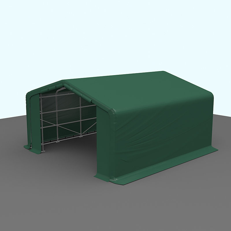6X6 2,6 m înălțime laterală, cadru din oțel complet galvanizat, cort pentru depozit temporar
