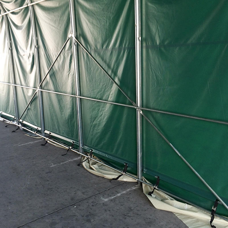 6X12 2.6m Înălțime laterală Corturi de depozitare industriale rezistente la temperaturi ridicate