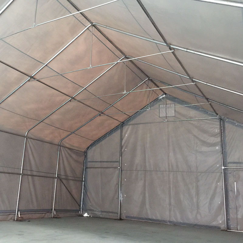 8X12m-3m PVC Depozit cort industrial mare de depozitare verde