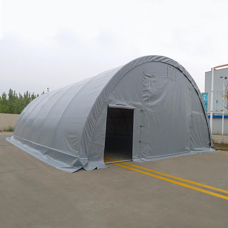 9x12mx4.5 Cort de depozitare arcuit, sala de cort cu arc rotund