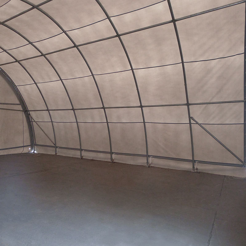 9x12mx4.5 Cort de depozitare arcuit, sala de cort cu arc rotund