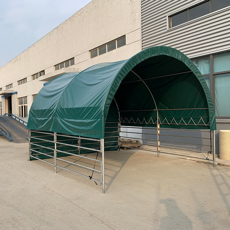 Adăposturi portabile pentru animale 4x4mx3.15m pentru cai, vaci, oi