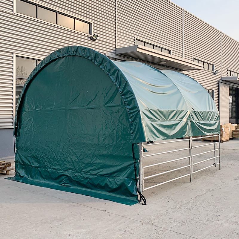 Adăposturi portabile pentru animale 4x4mx3.15m pentru cai, vaci, oi