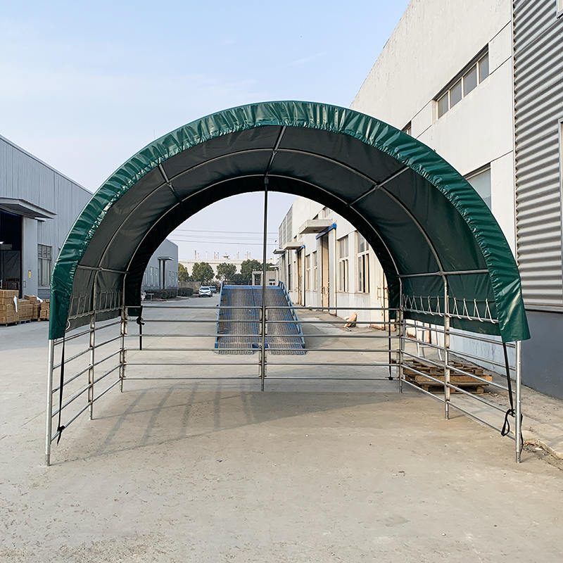 Adăposturi portabile pentru animale 4x4mx3.15m pentru cai, vaci, oi