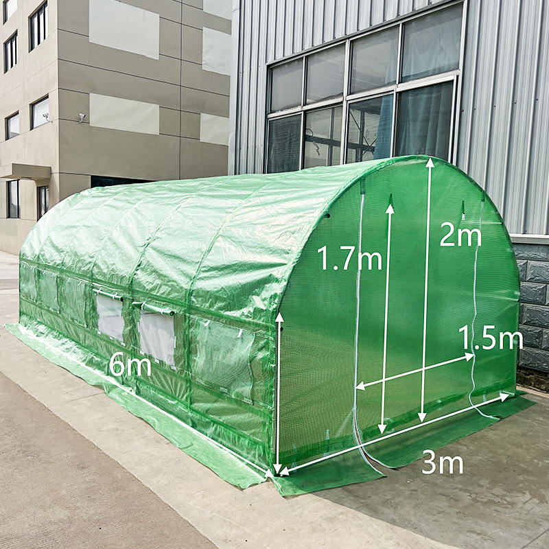 3x6x2m Weatherguard Round Top Sere și Polytunnel
