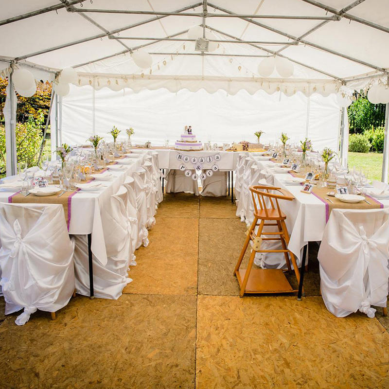 Cort de petrecere PVC 7x15m Cort de lux pentru petrecere în grădină