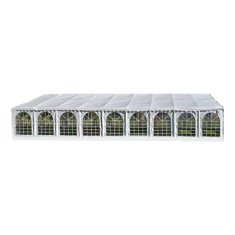 Cort pentru evenimente mari, cort modular PVC 8x18m
