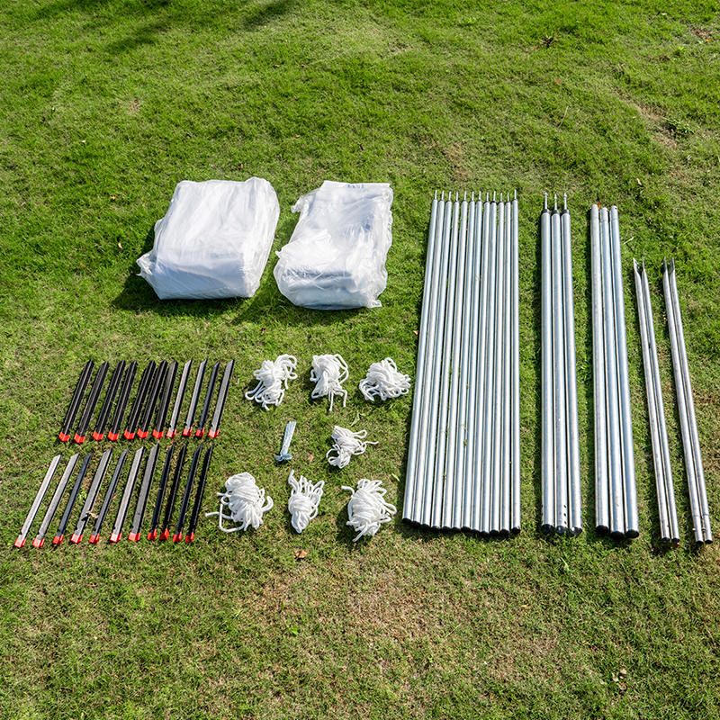 Cort cu baldachin din PVC de 20