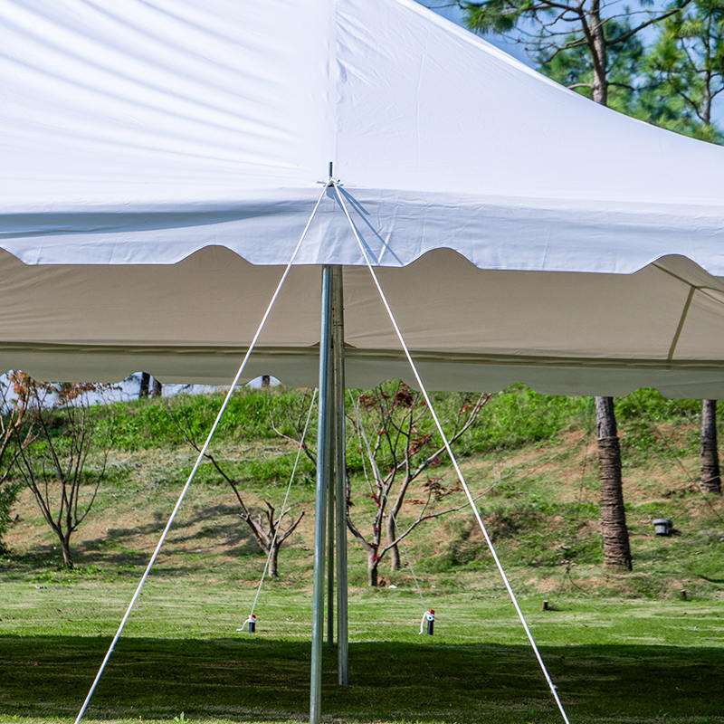Cort cu baldachin din PVC de 20