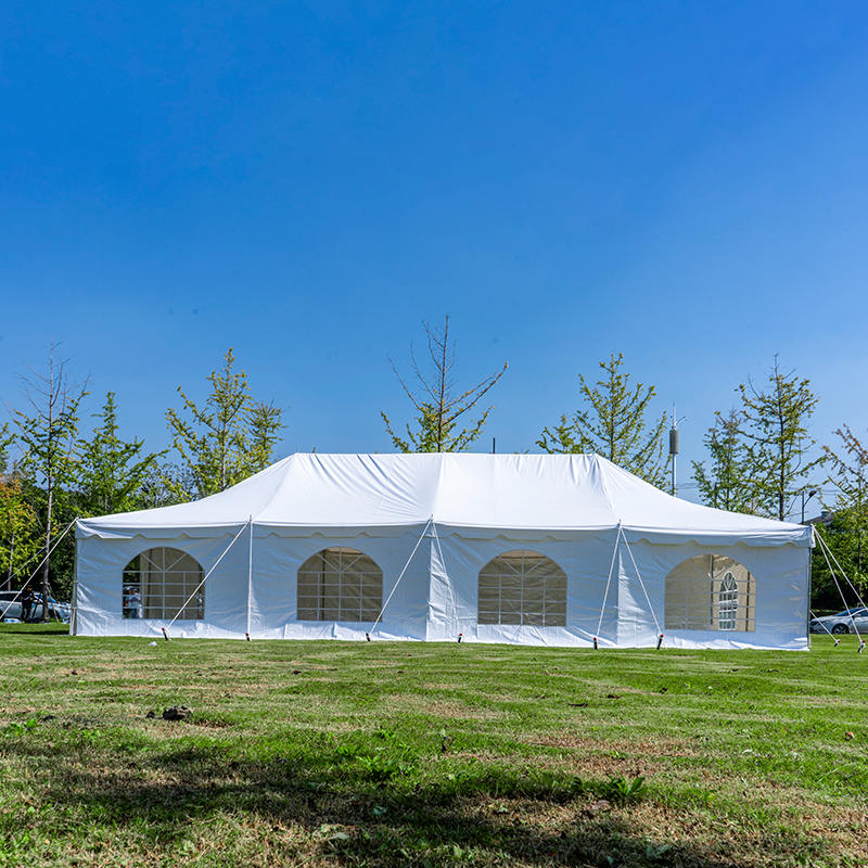 Cort cu baldachin din PVC de 20