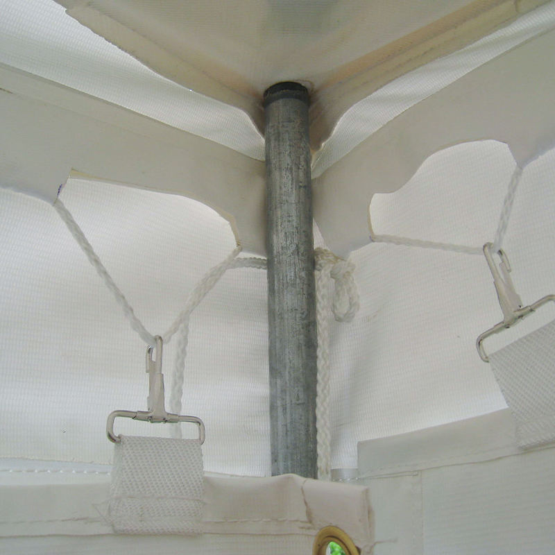 9X18m cort tradițional din PVC rezistent la stâlp