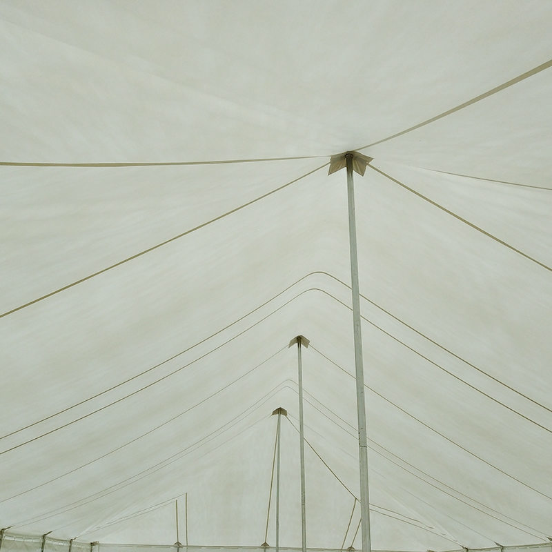 9X18m cort tradițional din PVC rezistent la stâlp