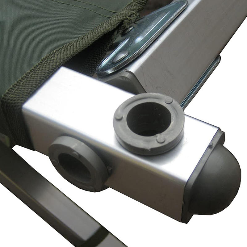 Patut de camp rabatabil din aluminiu