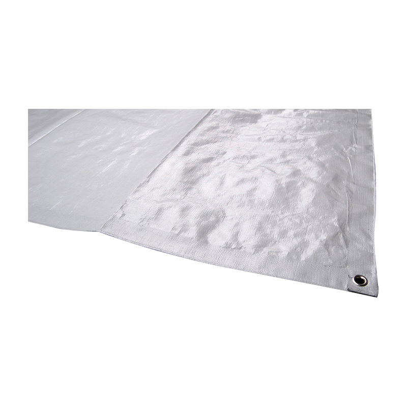 4x50m țesut HDPE prelata din plastic negru