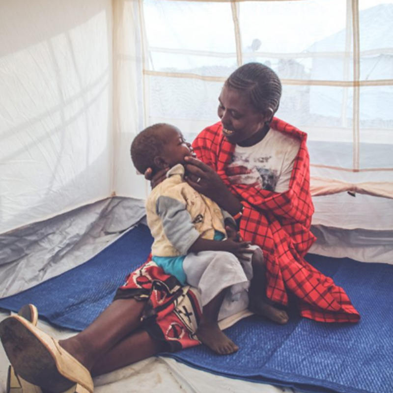 Covoraș sintetic pentru dormit standard UNHCR pentru 1 persoană