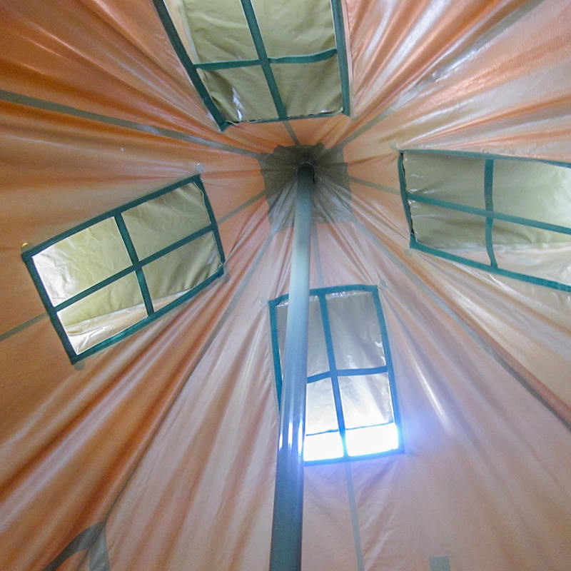 5x5m 8-12 persoane cort armată din pânză Cort de ajutor în caz de catastrofe