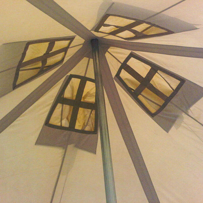 5x5m 8-12 persoane cort armată din pânză Cort de ajutor în caz de catastrofe