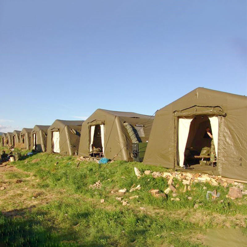 Adăposturi gonflabile de joasă presiune cu desfășurare rapidă, multifuncțională, de 5,6 x 5,15 m