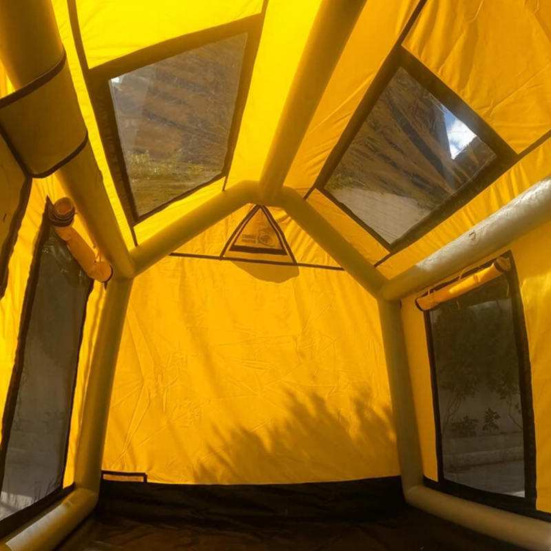 Cort de camping gonflabil Glamour pentru 2-4 persoane