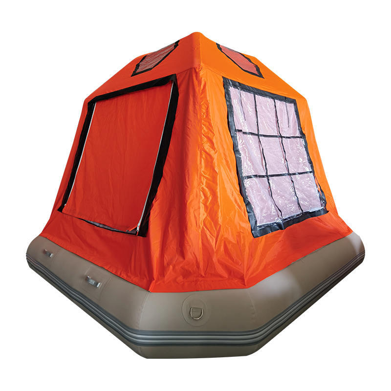 Cort gonflabil plutitor pentru 4 persoane